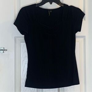 Susan Lawrence Black Cami Top Size Medium Petite